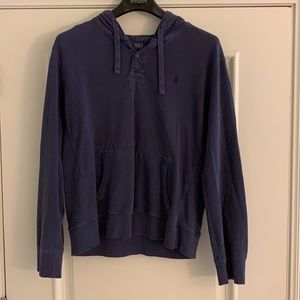 Navy polo hoodie